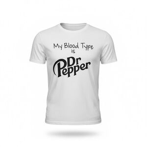 ‘Dr. Pepper’ White Graphic Tee - Unisex size XL